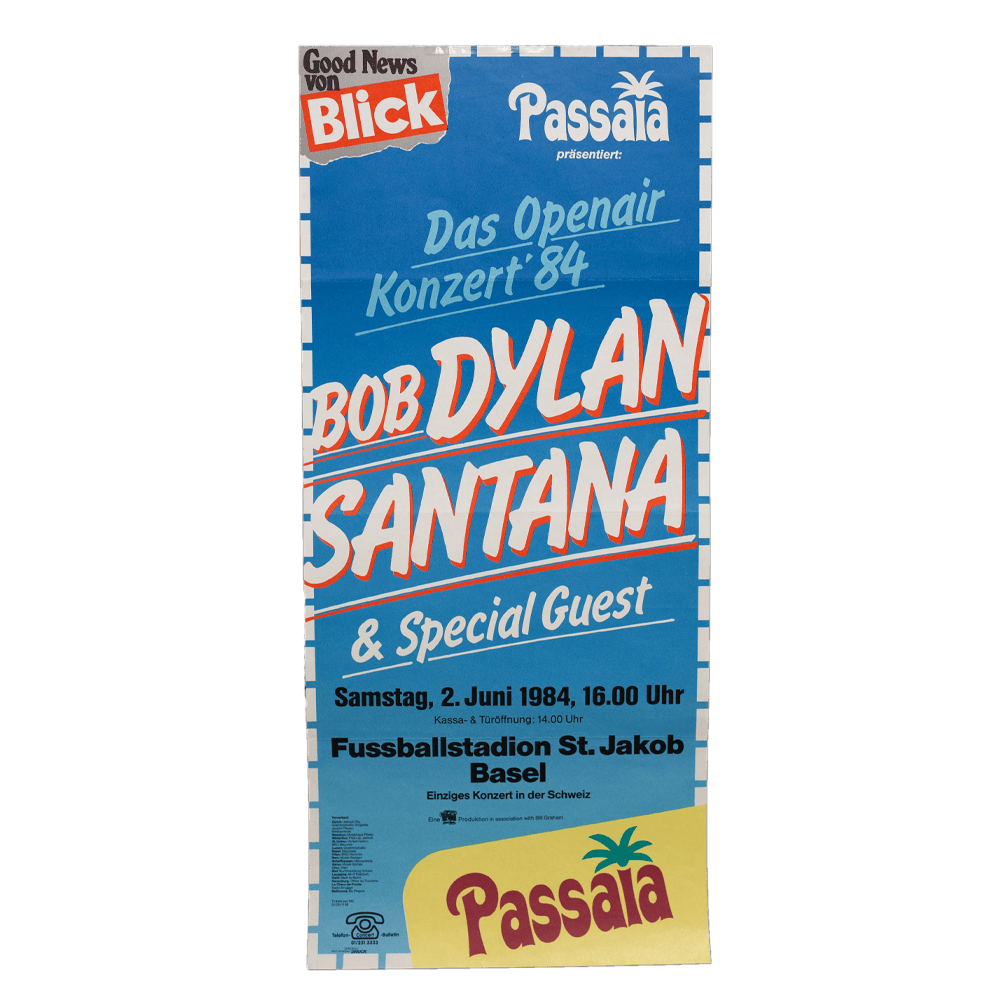 Bob Dylan -- Basel [Poster]