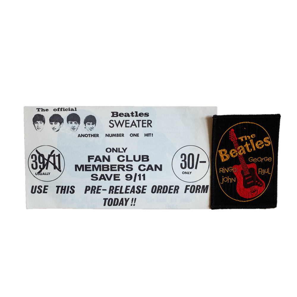 The Beatles -- Fan Club Letter / Badge [Ephemera Other]