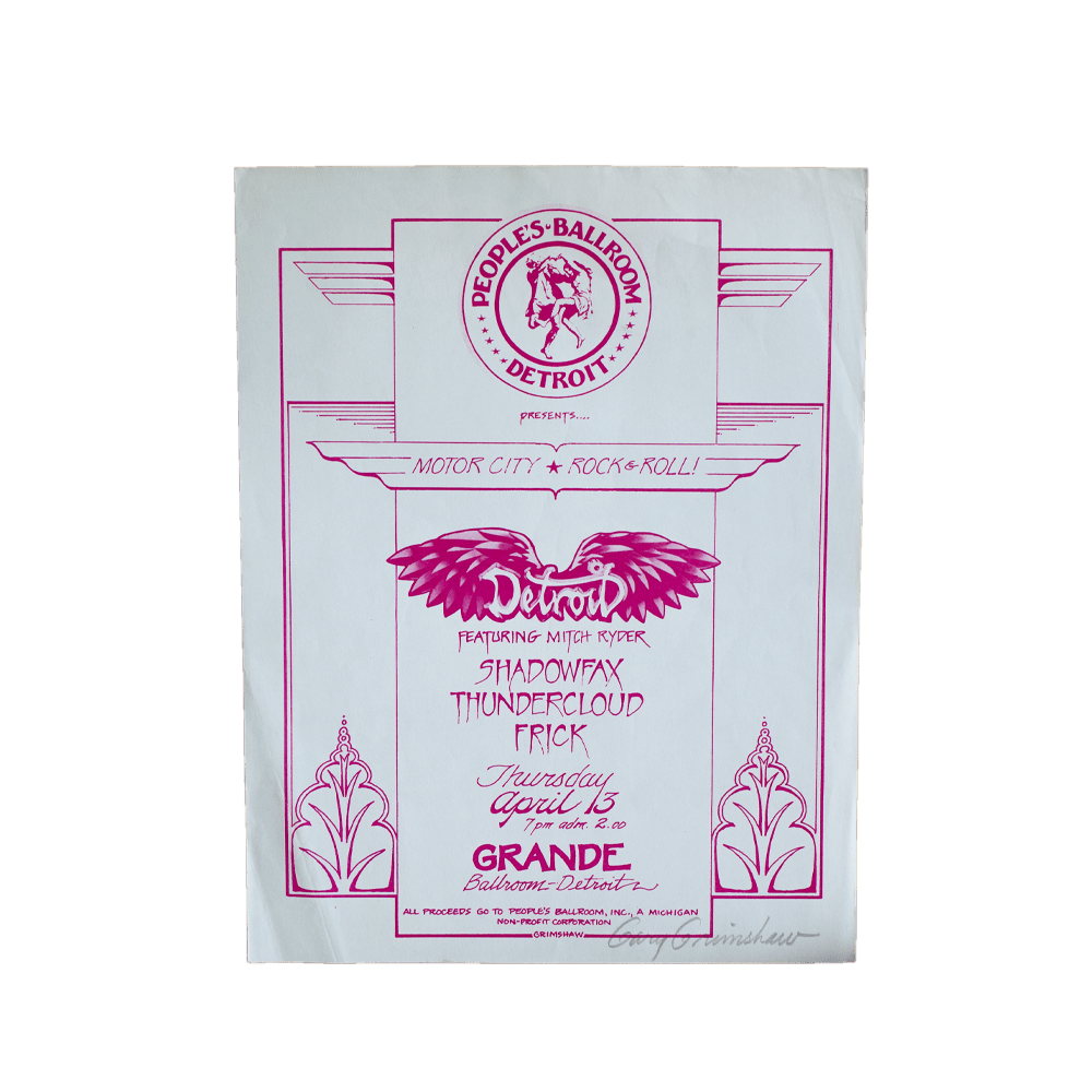 Motor City Rock & Roll -- 1969 [Handbill]