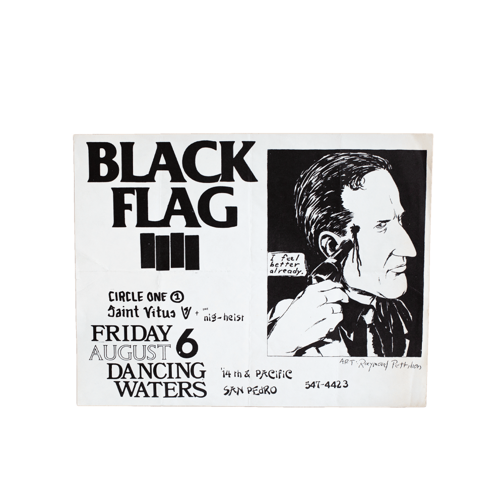 Black Flag -- Dancing Waters [Handbill]