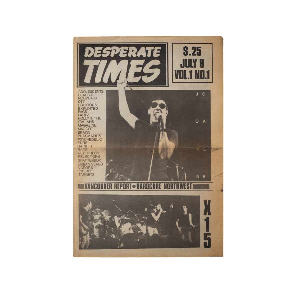 Desperate Times -- #1 [Magazine]