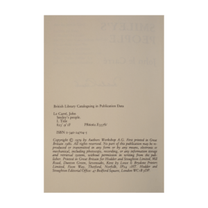 Le Carre -- Smiley's People [Book]