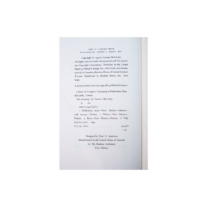 McCarthy, Cormac -- The Crossing [Book]