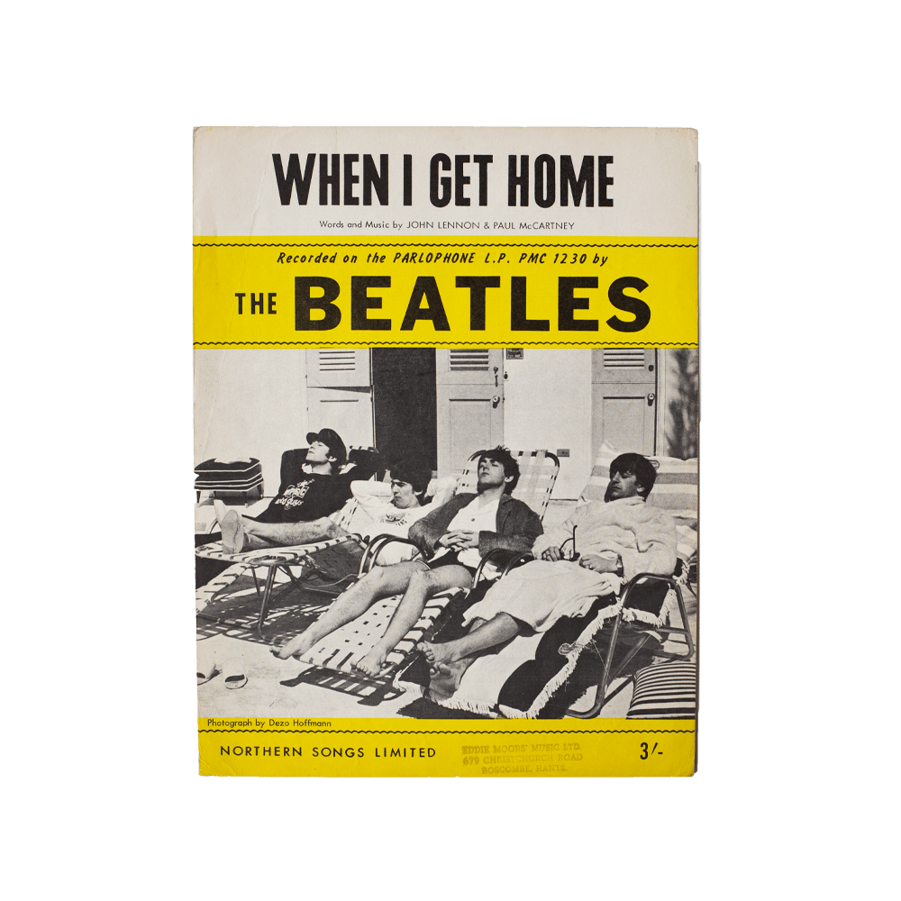 The Beatles -- When I get Home [Sheet Music]
