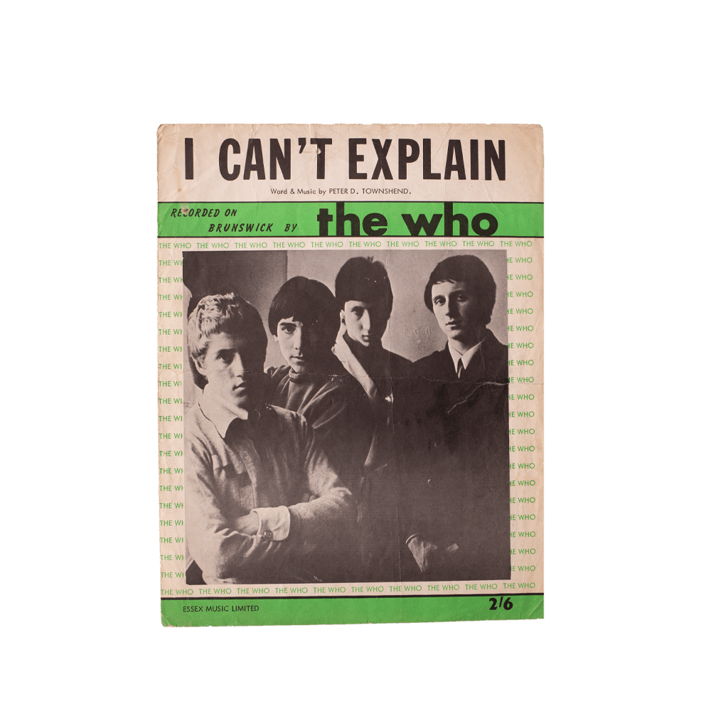 The Who -- I' Can't Explain [Sheet Music]