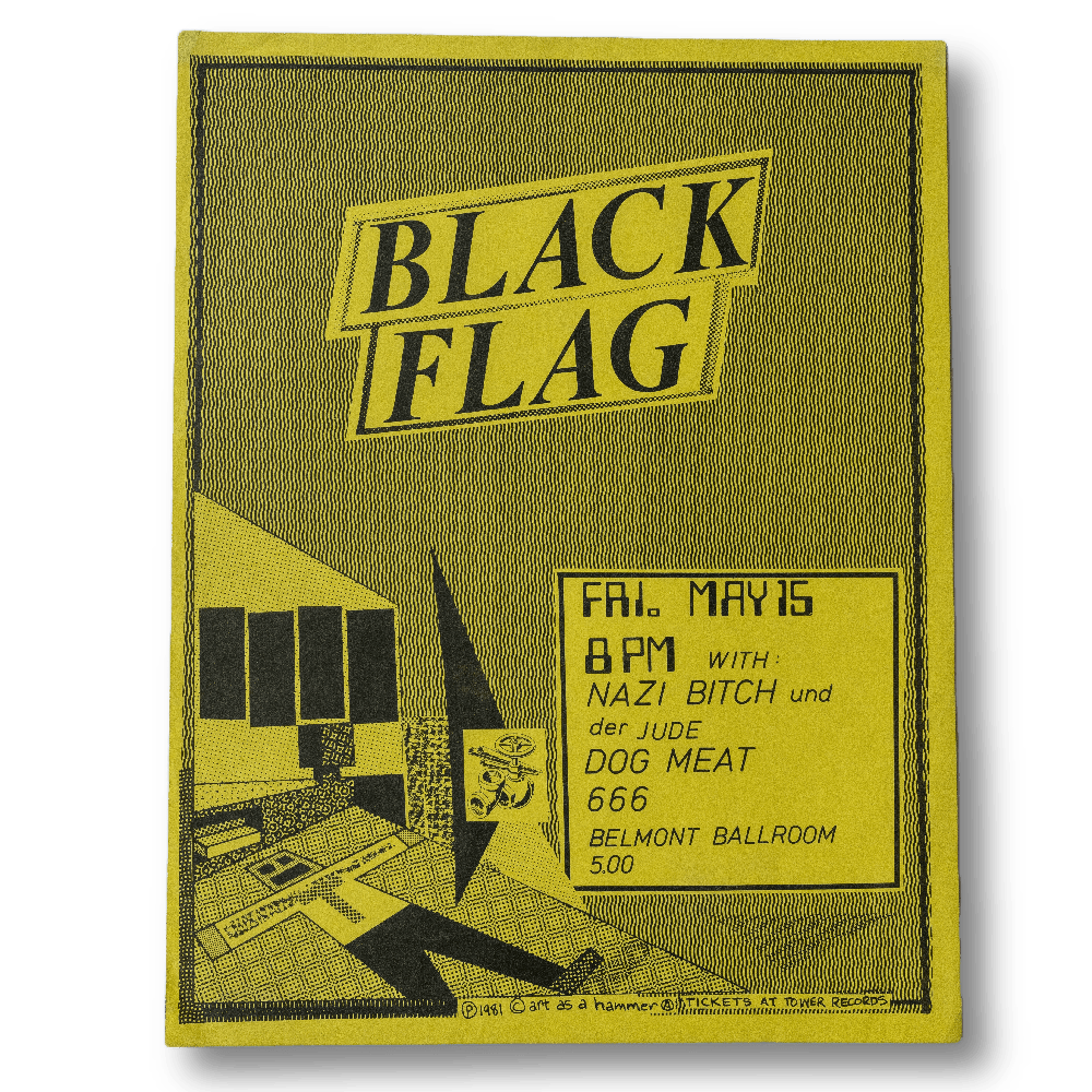 Black Flag -- Fresno 1981 [Handbill]