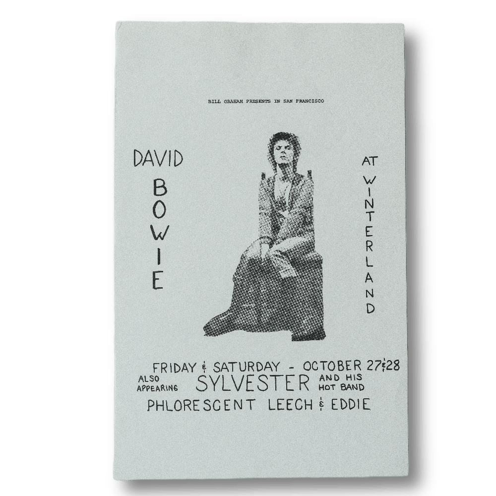 Bowie, David -- Winterland 1972 [Handbill]