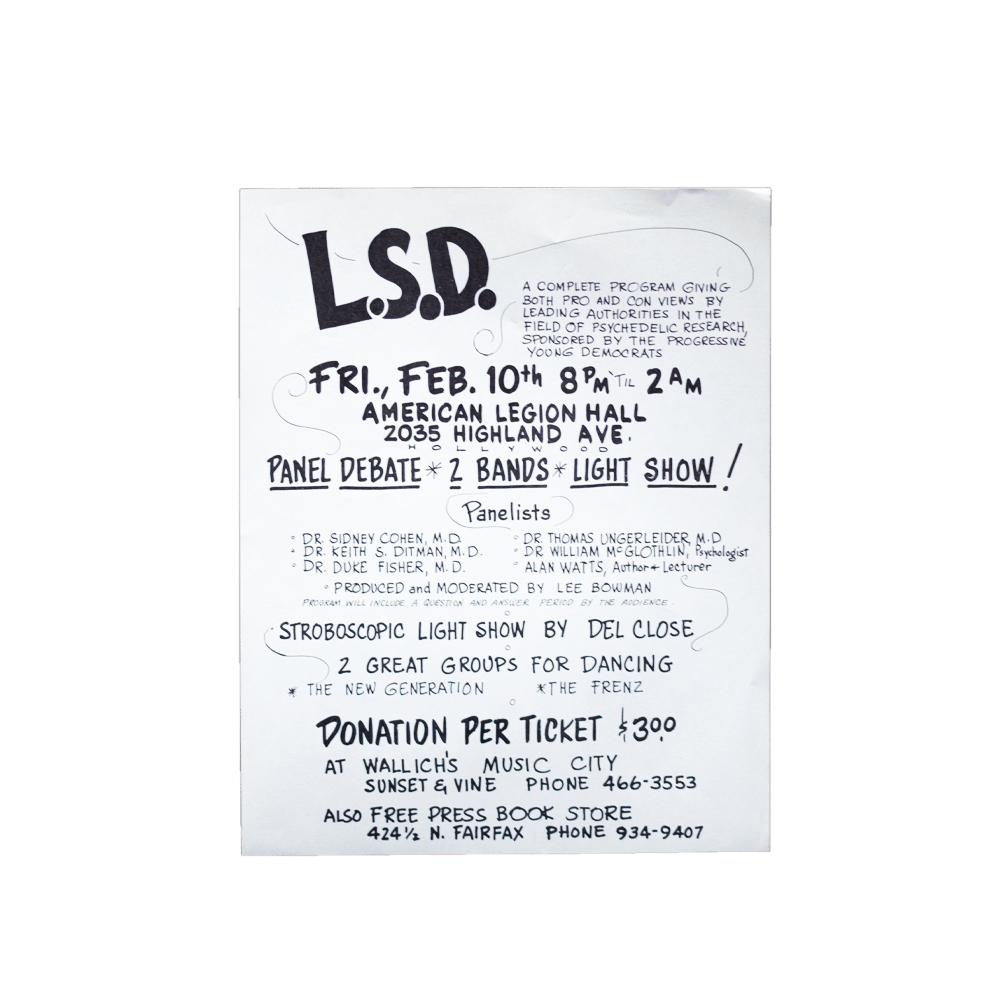 LSD Panel Debate -- [Handbill]