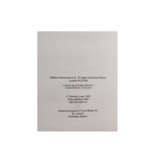 Leary, Timothy -- Flashbacks [Book]