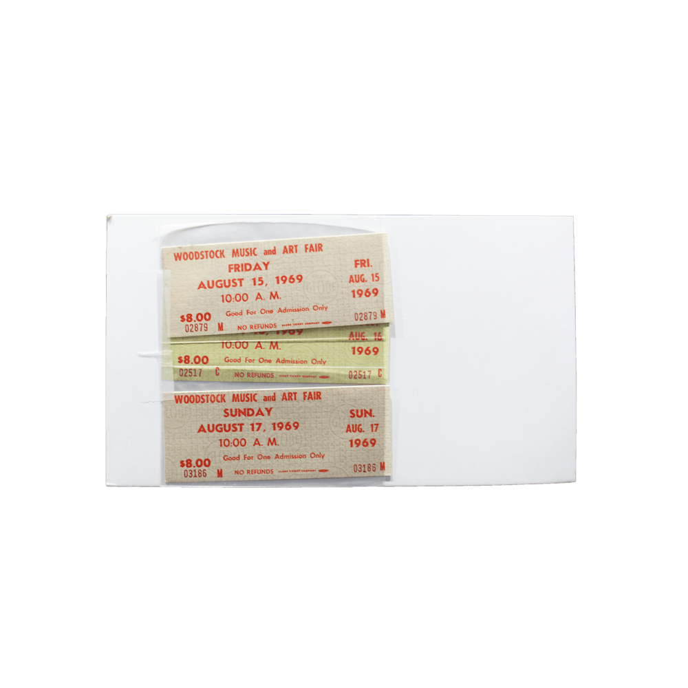 Woodstock -- Festival Tickets [Miscellaneous Ephemera]