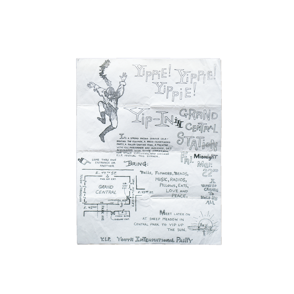 Yippie! -- 1968 Grand Central Station [Handbill]