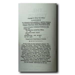O'Brien, Tim -- The Things They Carried [Book]