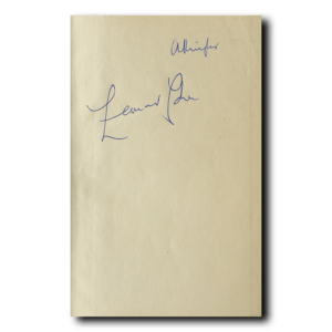 Cohen, Leonard -- The Favourite Game [Book]