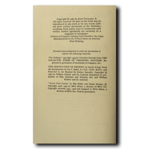 Vonnegut JR, Kurt -- Slaughterhouse Five [Book]