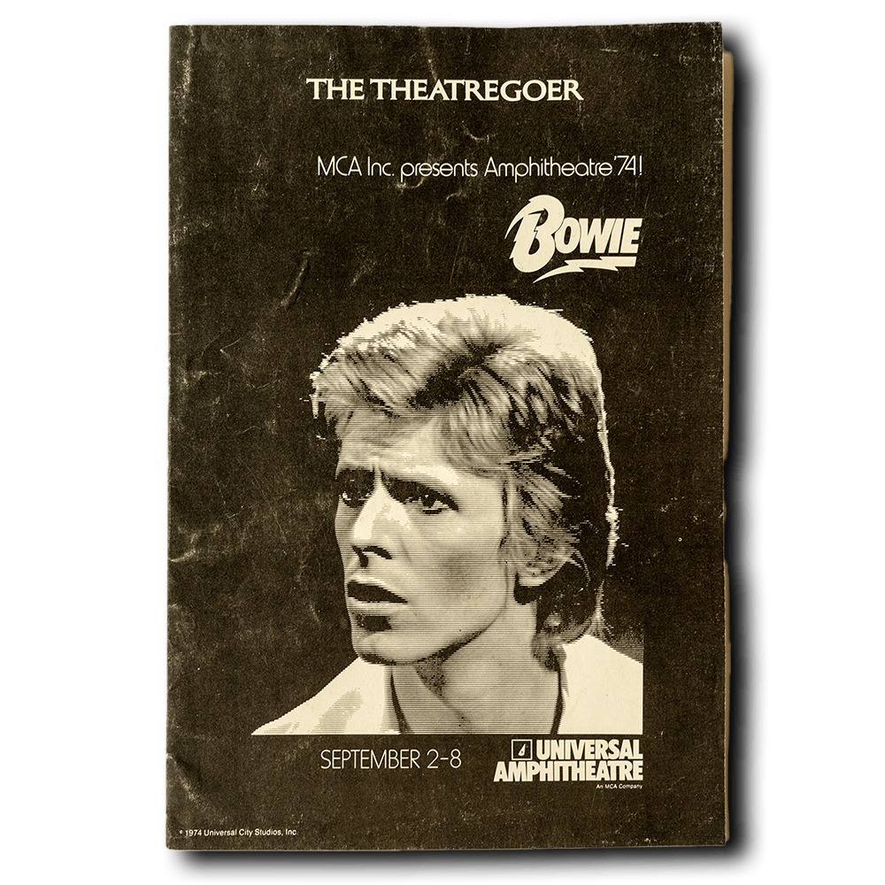 Bowie, David -- 1974 Universal Amphitheatre [Program]