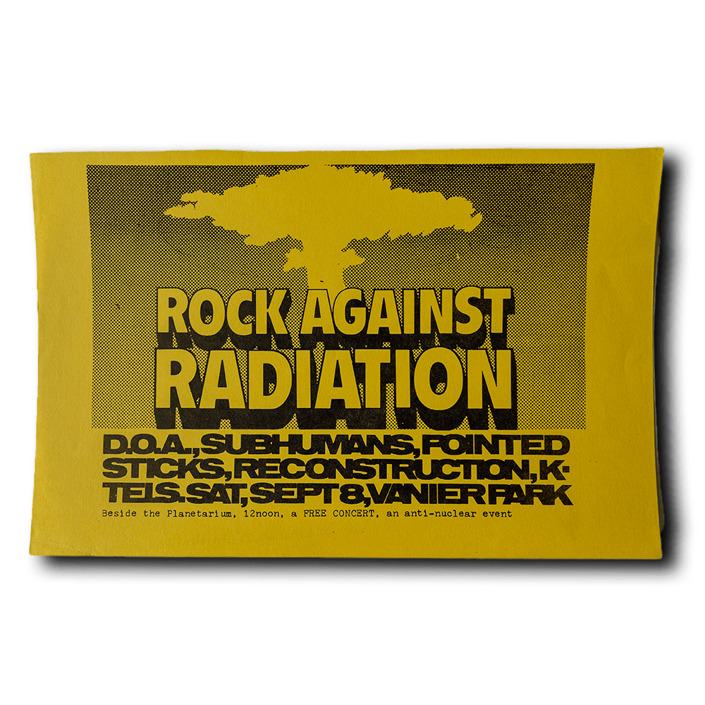 DOA -- Rock Against Radiation [Handbill]