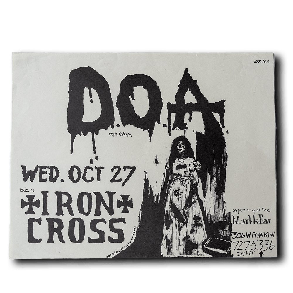 DOA -- 1982 [Handbill]