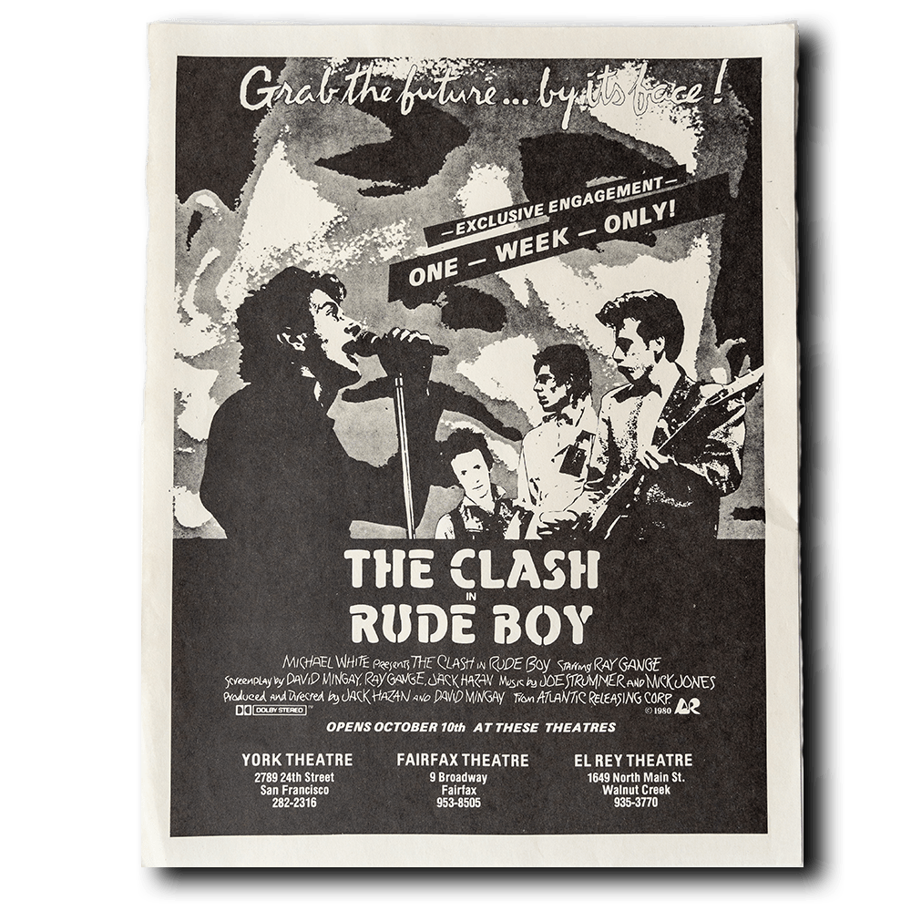 Clash -- Rude Boy [Handbill]