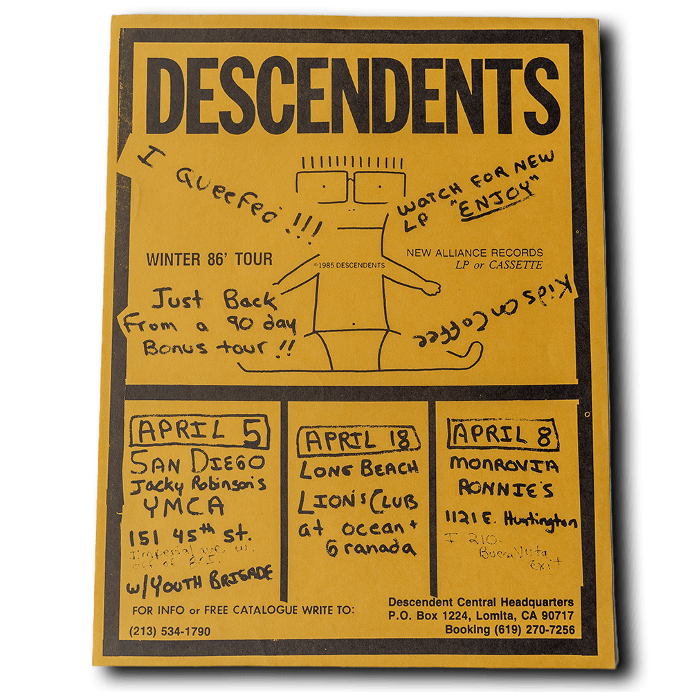 Descendents -- 1986 [Handbill]