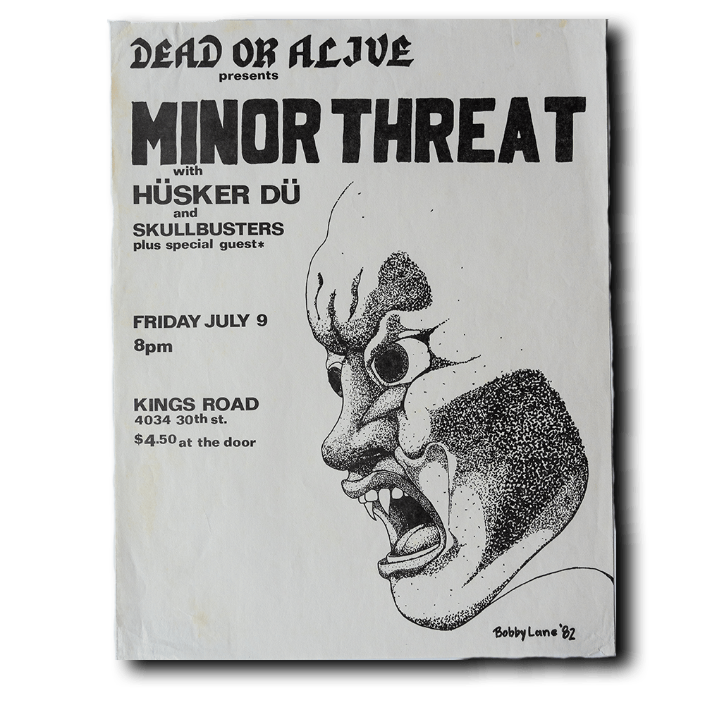 Minor Threat -- 1982 LA [Handbill]