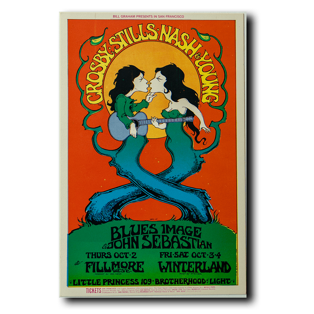 Crosby, Stills, Nash & Young -- 1969 [Handbill]