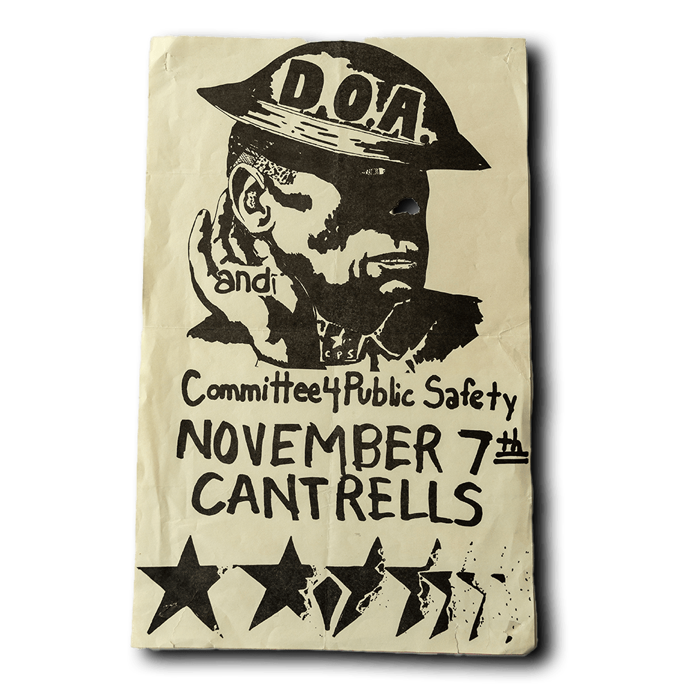 DOA -- 1982 [Handbill]