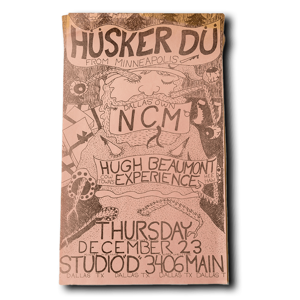 Husker Du -- Dallas 1982 [Handbill]