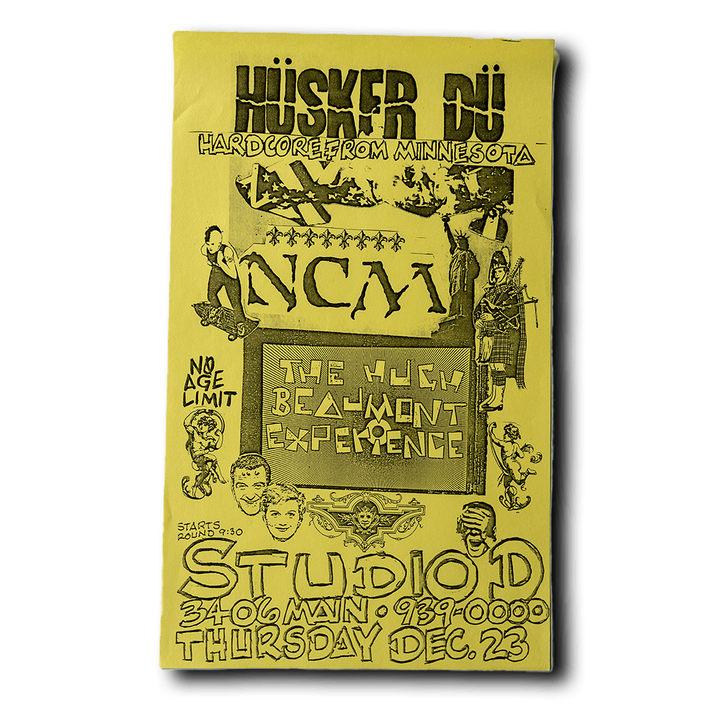 Husker Du -- Dallas 1982 [Handbill]