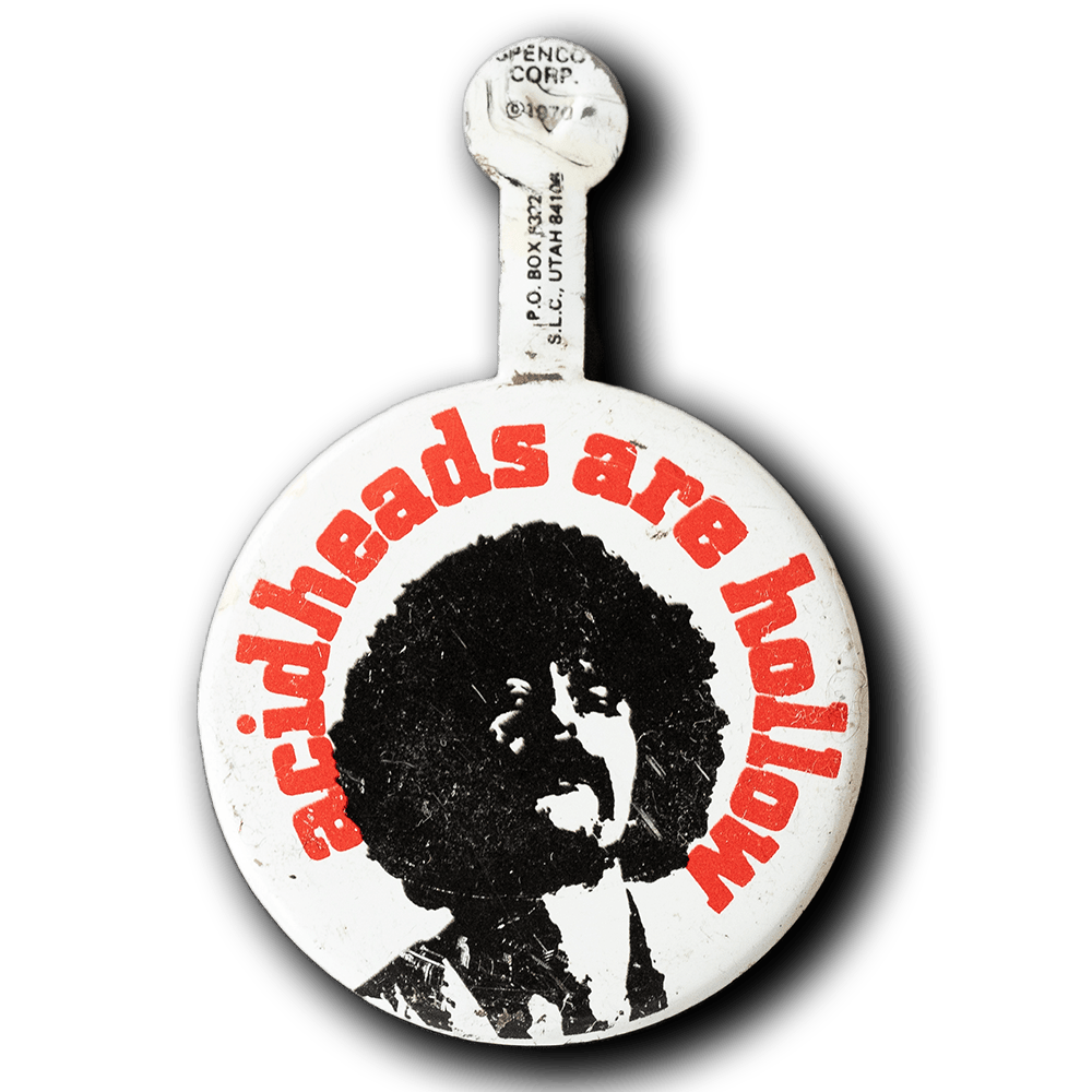 Badge - Acidheds are Hollow [Miscellaneous Ephemera]