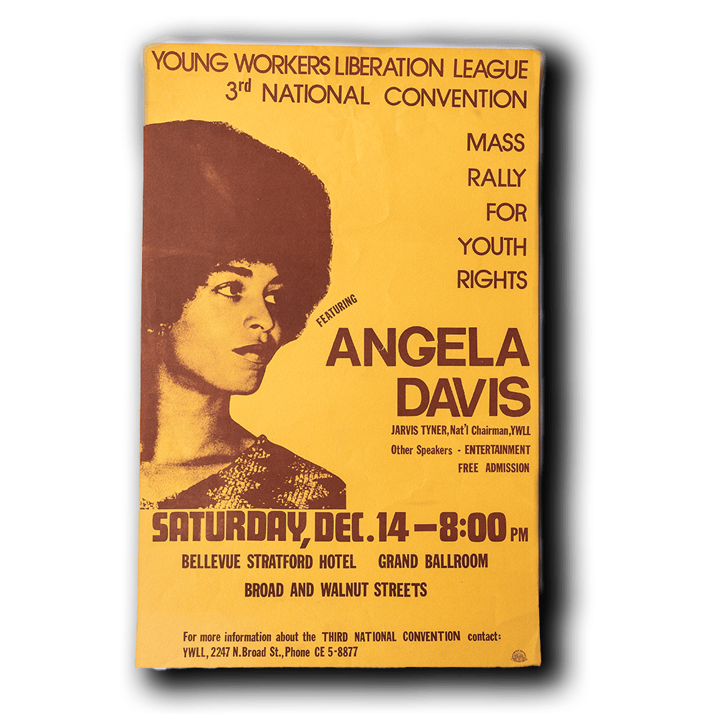 Davis, Angela -- Young Workers Liberation League 3rd National Convention [Poster]