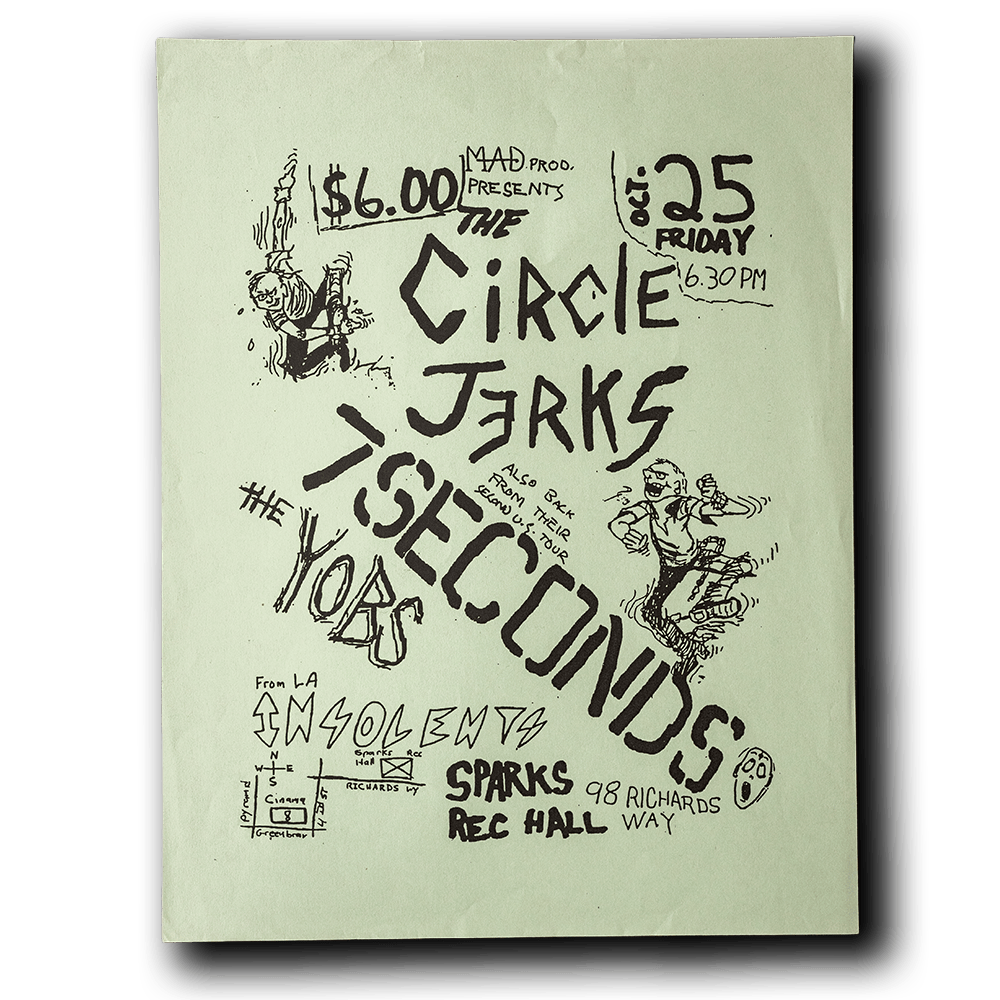 Circle Jerks --[Handbill]