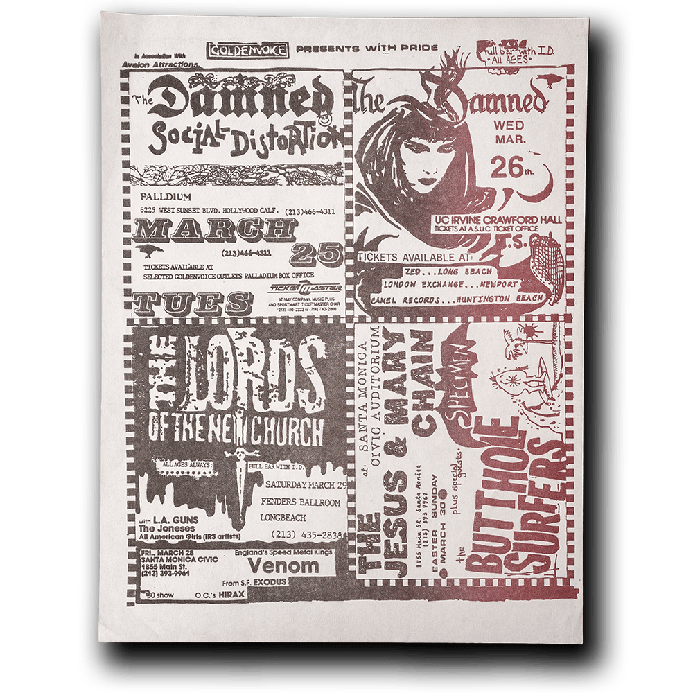 Goldenvoice -- Multi-Concert Flyer [Handbill]