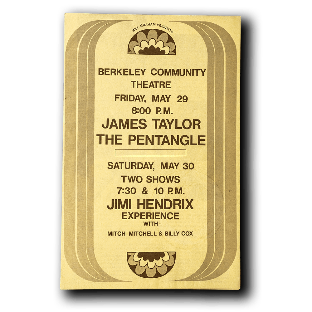 Jimi Hendrix -- Berkeley Concert [Program]