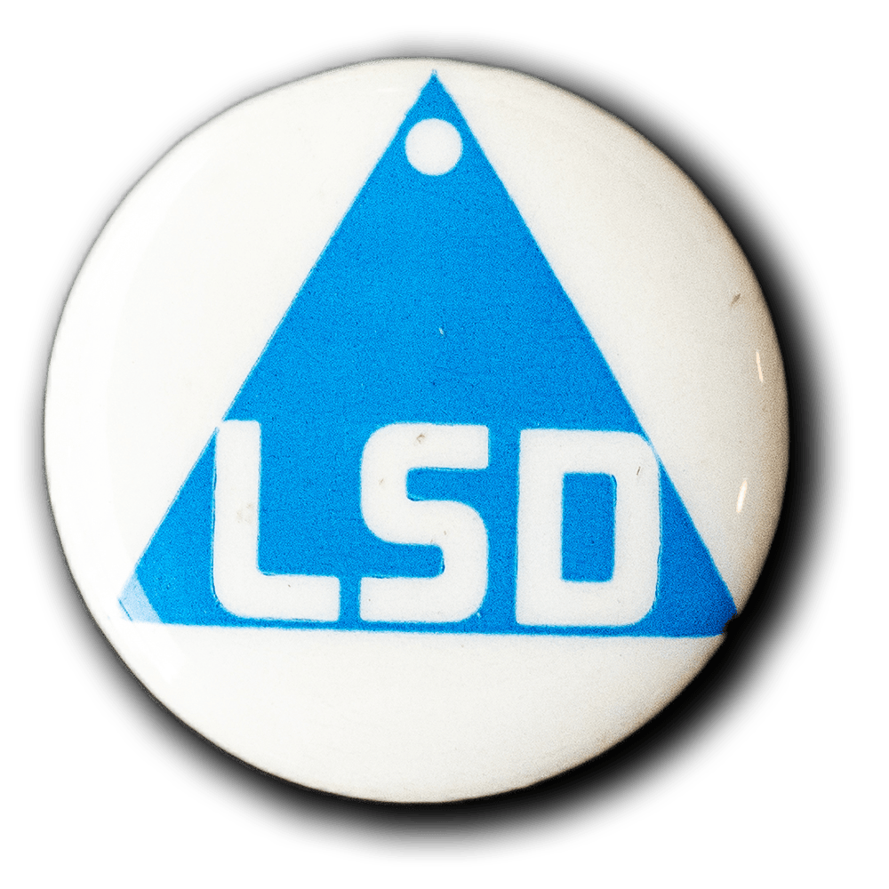 LSD -- Cica 1960's [Pinback]