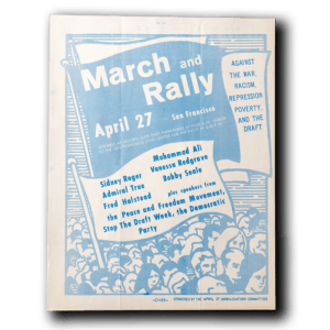 March and Rally -- 1968 [Handbill]