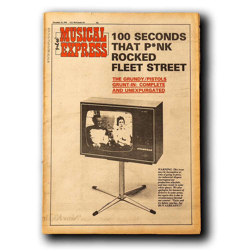 NME -- 100 Seconds That Punk Rocked Fleet Street [Magazine]