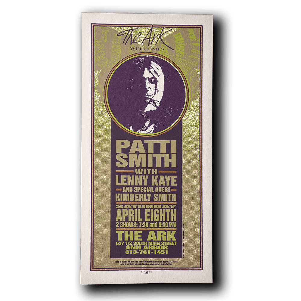 Patti Smith -- [Handbill]
