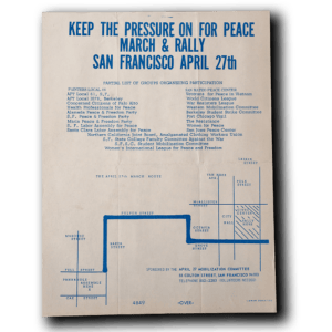 March and Rally -- 1968 [Handbill]