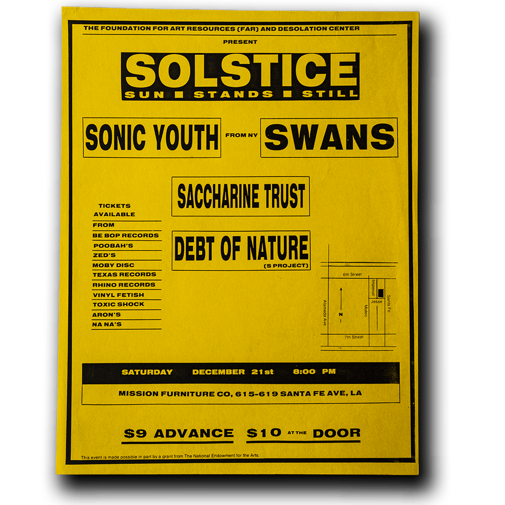 Sonic Youth -- Solstice [Handbill]