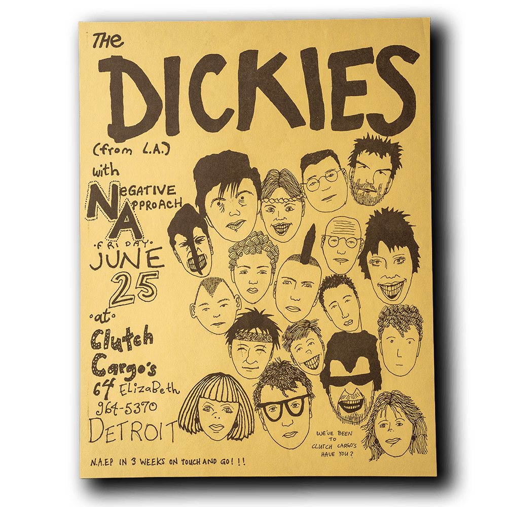 Dickies, The -- 1982 Clutch Cargo's [Handbill]