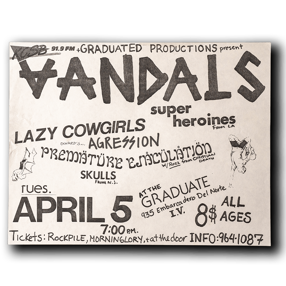 Vandals -- [Handbill]