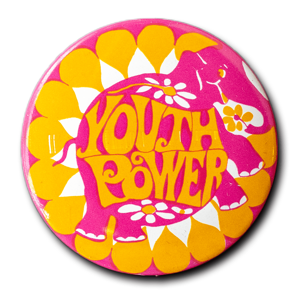 Youth Power -- Vintage [Pinback]