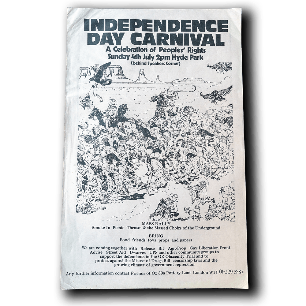 Independence Day Carnival/OZ Obscenity Trial -- 1971 [Poster]