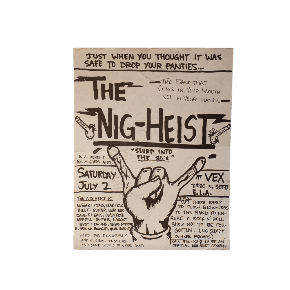 The Nig-Heist -- The Vex [Handbill]