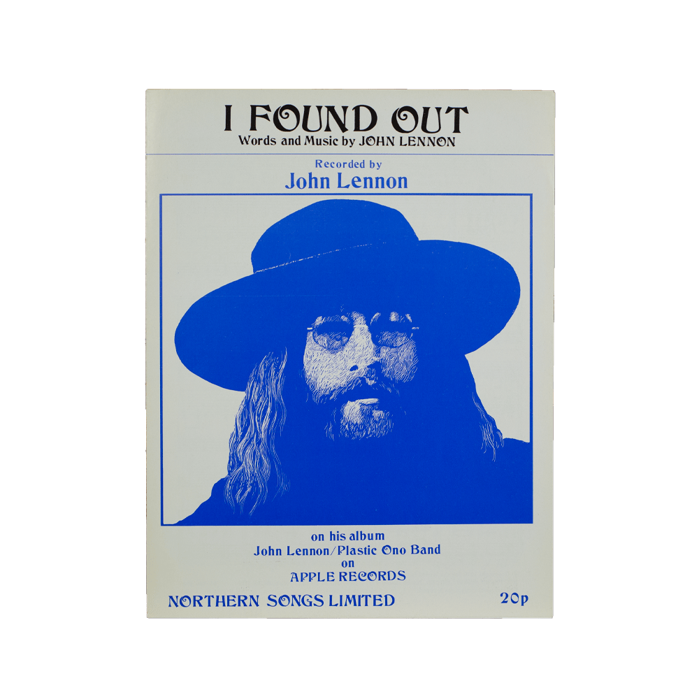 JOHN LENNON I Found Out SM