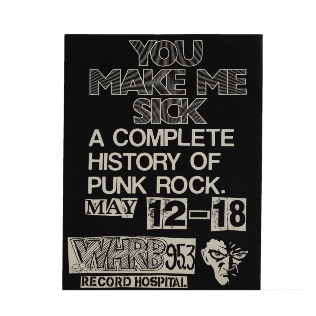 History of Punk -- Harvard Punk Show [Handbill]
