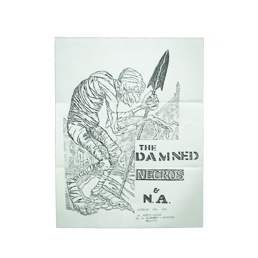 The Damned -- Clutch Cargos [Handbill]
