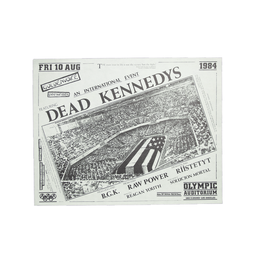 Dead Kennedys -- 1984 Olympic Auditorium [Handbill]