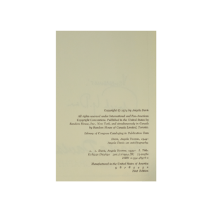 Davis, Angela -- An Autobiography [Book]