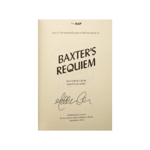 Crow, Matthew -- Baxter's Requiem [Book]
